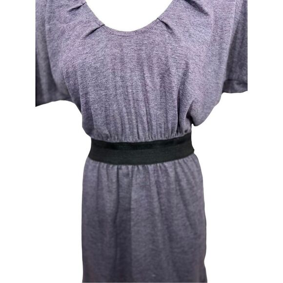 Element Purple Dress Size Small Short Sleeve Open Back Casual Boho Stretchy - Picture 9 of 11